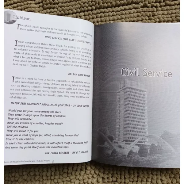 Preloved QUOTES OF MALAYSIAN PARLIAMENTARIANS pas and present
