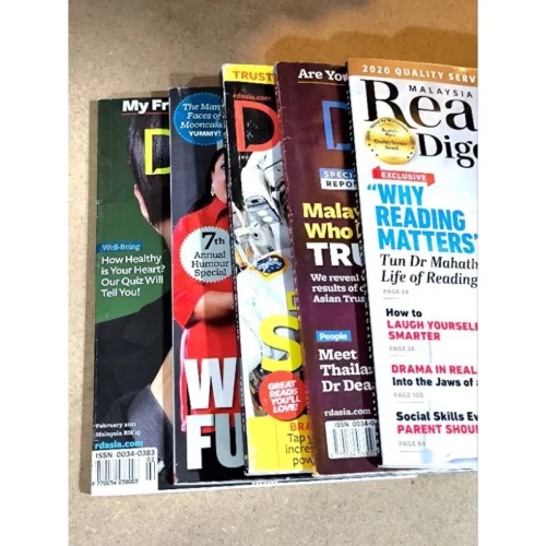 Bundle Reader s Digest Magazines Book Random Old Issues Used Preloved