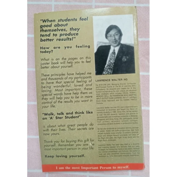 preloved WALK TALK AND THINK LIKE AN A STAR STUDENT Lawrence Walter ng
