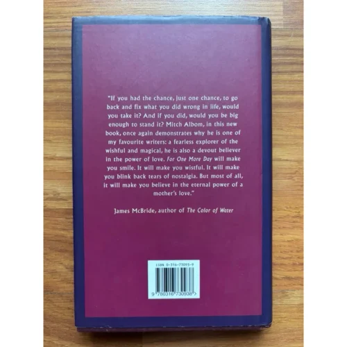 For One More Day by Mitch Albom Contemporary Self Help Preloved