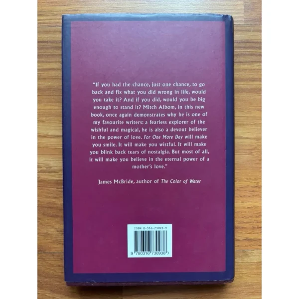 my-11134207-7rasl-m757jllr96xl78.webp For One More Day by Mitch Albom Contemporary Self Help Preloved